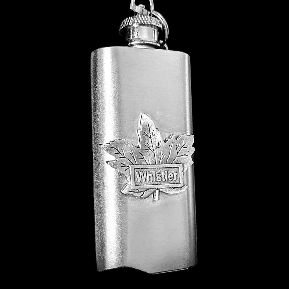 Whistler BC Canada Flask 2 Ounce EUC
